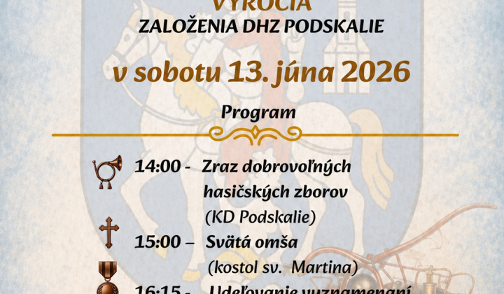 100. výročie založenia DHZ Podskalie
